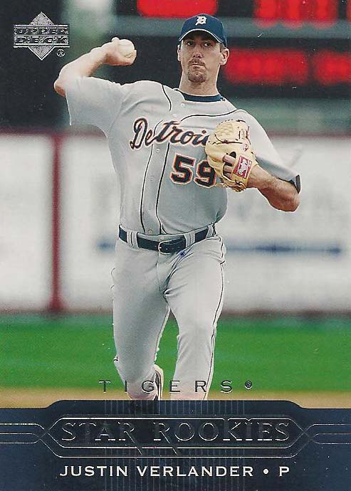 2006 Topps Baseball Justin Verlander Rookie Card