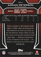 Adrian Peterson 2010 Topps 75th Draft Anniversary Series Mint Card #75DA-7