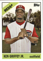 Ken Griffey Jr 2008 Topps Trading Card History Series Mint Insert Card #TCH30