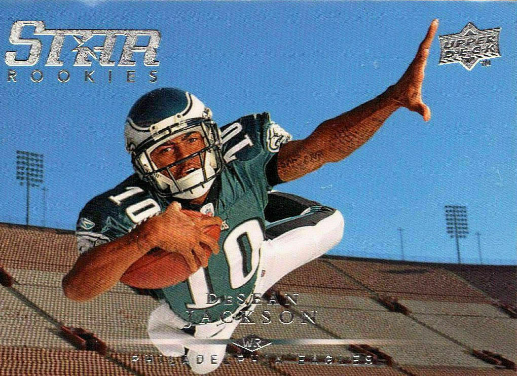 DeSean Jackson Game Used Jersey Football Card –