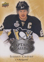 2009 2010 Upper Deck Captains Calling Insert Set with Sidney Crosby, Jonathan Toews, Nicklas Lidstrom plus
