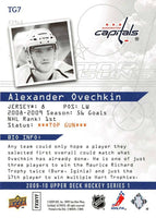 2009 2010 Upper Deck Top Guns Insert Set with Alexander Ovechkin Plus
