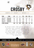 2009 / 2010 Upper Deck SP Authentic Hockey Set with Sidney Crosby, Evgeni Malkin, Alexander Ovechkin plus