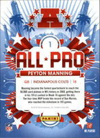2010 Score Football All Pro Insert Set with Peyton Manning and Drew Brees Plus