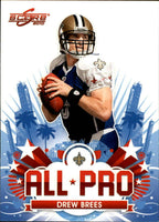 2010 Score Football All Pro Insert Set with Peyton Manning and Drew Brees Plus