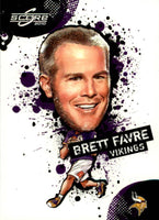 2010 Score Football NFL Players Insert Set with Brett Favre, Tom Brady, Aaron Rodgers Plus