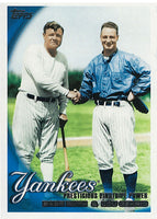 2010 Topps Baseball Series #2 Complete Mint 330 Card Set with Derek Jeter and Babe Ruth Plus