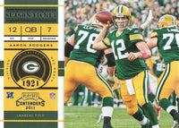 2011 Playoff Contenders Football Complete Mint 100 Card Set with Tom Brady Plus