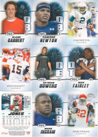 2011 Sage Hit NFL Draft Football Series Complete Mint 100 Card Set with Rookie Cards including J.J. Watt, Cam Newton, Von Miller and More