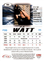 2011 Sage Hit NFL Draft Football Series Complete Mint 100 Card Set with Rookie Cards including J.J. Watt, Cam Newton, Von Miller and More