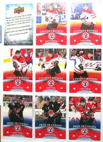 2012 2013 Upper Deck Team Canada National Hockey Card Day Complete Set with Wayne Gretzky and Mario Lemieux Plus