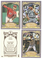 2012 Topps Gypsy Queen Baseball Complete Mint 300 Card Set Loaded with Stars and Hall of Famers Including Babe Ruth, Mickey Mantle, Jackie Robinson, Roberto Clemente, Nolan Ryan, Derek Jeter Plus