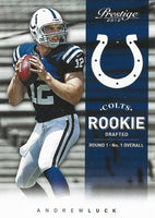 2012 Panini Prestige Football Series Complete Mint 290 Card Set with Rookies including Russell Wilson, Kirk Cousins, Andrew Luck and Ryan Tannehill PLUS