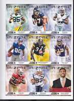 2012 Score In The Zone Complete Mint Insert Set with Newton, Peterson, Gronkowski+