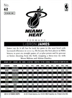 LeBron James 2013 2014 Hoops Basketball Series Mint GOLD VERSION Card #62