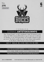 Giannis Antetokounmpo 2013 2014 Hoops RARE RED BORDER Mint ROOKIE Card #275