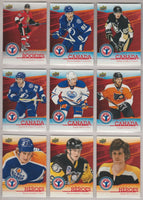2013 2014 Upper Deck National Hockey Card Day Canadian version Set with Nathan MacKinnon Rookie and Wayne Gretzky Plus