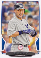 New York Yankees 2013 Bowman 10 Card Team Set with Derek Jeter, Mariano Rivera, Robinson Cano+