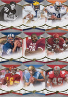 2013 Upper Deck SPx Football Series Complete Mint Set with Lots of Stars and Hall of Famers in College Uniforms