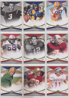 2013 Upper Deck SPx Football Series Complete Mint Set with Lots of Stars and Hall of Famers in College Uniforms