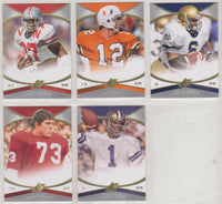 2013 Upper Deck SPx Football Series Complete Mint Set with Lots of Stars and Hall of Famers in College Uniforms