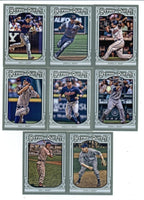 Cleveland Indians 2013 Topps GYPSY QUEEN Team Set with Carlos Santana and Bob Feller Plus