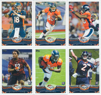 Denver Broncos 2013 Topps Complete Team Set with Peyton Manning and Von Miller Plus