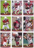 Arizona Cardinals 2013 Topps Team Set with Larry Fitzgerald and Tyrann Mathieu Rookie Card #211 Plus