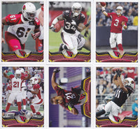 Arizona Cardinals 2013 Topps Team Set with Larry Fitzgerald and Tyrann Mathieu Rookie Card #211 Plus