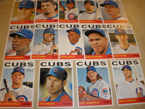 Chicago Cubs 2013 Topps HERITAGE Team Set with Anthony Rizzo All