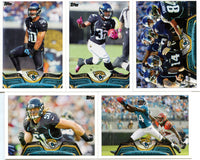 Jacksonville Jaguars 2013 Topps Complete Regular Issue 14 Card Team Set with Luke Joeckel, Maurice Jones-Drew+