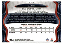 Houston Texans 2013 Topps Team Set with 2 different JJ Watt cards, DeAndre Hopkins Rookie #155 Plus