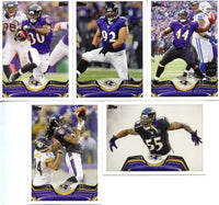 Baltimore Ravens 2013 Topps Team Set with Joe Flacco and Terrell Suggs Plus
