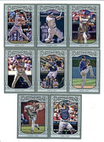 Minnesota Twins 2013 Topps GYPSY QUEEN Series Basic 8 Card Team Set with Harmon Killebrew, Joe Mauer, Justin Morneau+