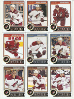 Arizona Coyotes 2014 2015 O Pee Chee Factory Sealed Team Set