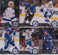 Tampa Bay Lightning 2014 2015 Upper Deck Series #1 + #2 14 Card Team Set with Steven Stamkos, Victor Hedman plus