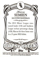 Chicago White Sox 2014 Topps GYPSY QUEEN Team Set with Paul Konerko and Marcus Semien Rookie Card 78 Plus