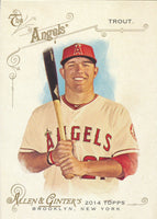 Los Angeles Angels of Anaheim 2014 Topps Allen & Ginter Series Basic 9 Card Team Set with Mike Trout, Albert Pujols+