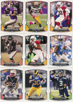 2014 Bowman Football Series Complete Mint Set with Rookies and Stars including Odell Beckham Jr and Tom Brady Plus