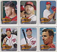 Washington Nationals 2014 Topps HERITAGE Team Set with Bryce Harper Plus