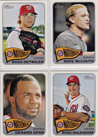 Washington Nationals 2014 Topps HERITAGE Team Set with Bryce Harper Plus