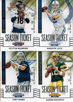 2014 Panini Contenders Football Series Set with Tom Brady and Peyton Manning Plus