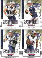 2014 Panini Contenders Football Series Set with Tom Brady and Peyton Manning Plus