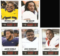 Los Angeles Rams 2014 Score Factory Sealed Team Set featuring Aaron Donald Rookie card #332