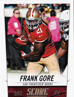 San Francisco 49ers Score Factory Sealed 3 Team Set Gift Lot 2013 2014 and 2015 with Colin Kaepernick, Frank Gore and Vernon Davis Plus
