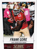 San Francisco 49ers Score Factory Sealed 3 Team Set Gift Lot 2013 2014 and 2015 with Colin Kaepernick, Frank Gore and Vernon Davis Plus