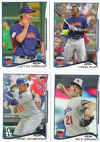 Los Angeles Dodgers 2014 Topps Complete Series 1, 2 and Update Regular Issue 37 card Team Set
