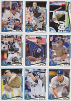 San Diego Padres 2014 Topps Complete 21 Card Team Set with Huston Street Plus