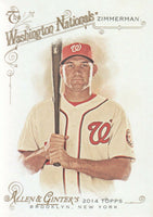 Washington Nationals 2014 Topps Allen Ginter Team Set with Bryce Harper and Tim Raines Plus