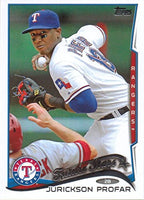 Texas Rangers 2014 Topps Complete Series One and Two Regular Issue 20 card Team Set with Yu Darvish, Adrian Beltre+